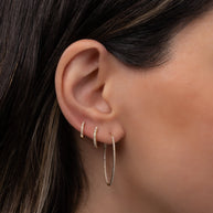Zoe Lev Diamond Small Hoops