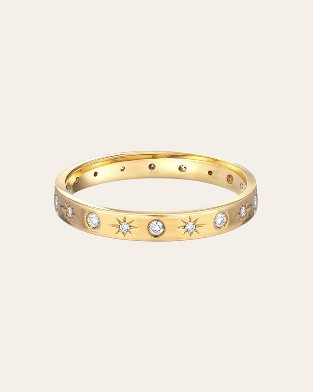 Zoe Lev Diamond Starburst Ring