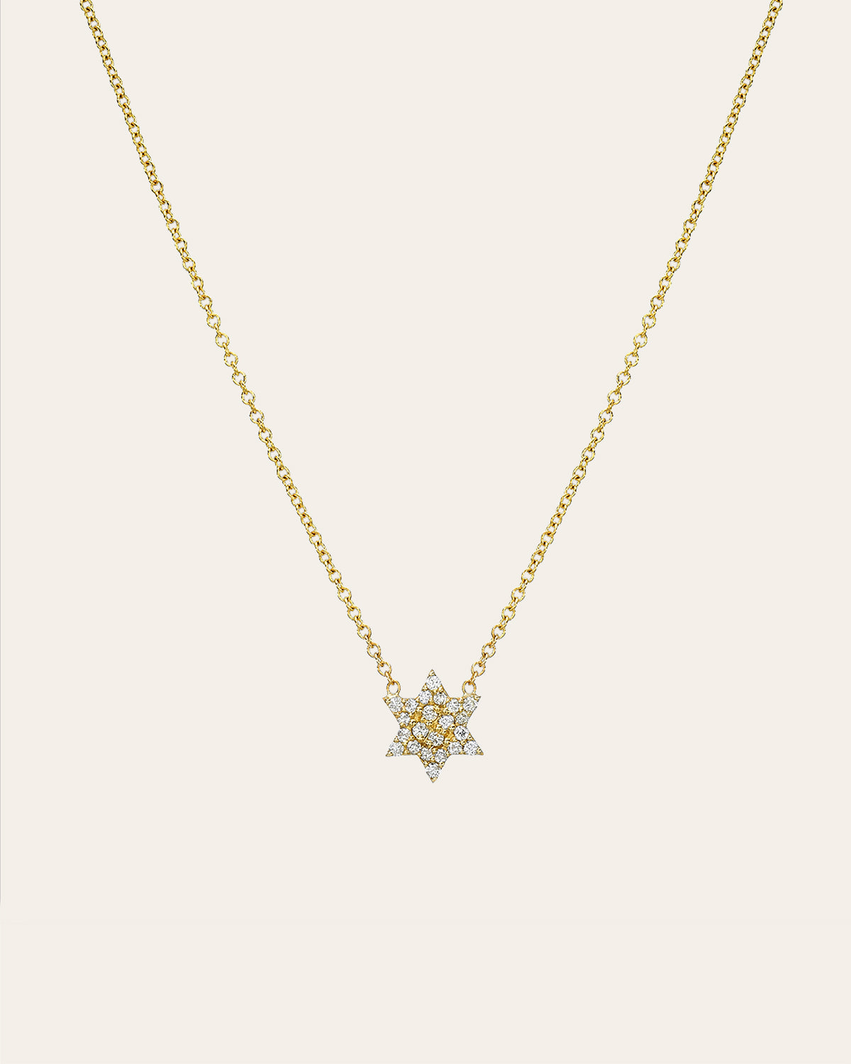 Zoe Lev Diamond Star Of David Necklace