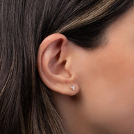 Zoe Lev Diamond Trio Stud Earrings