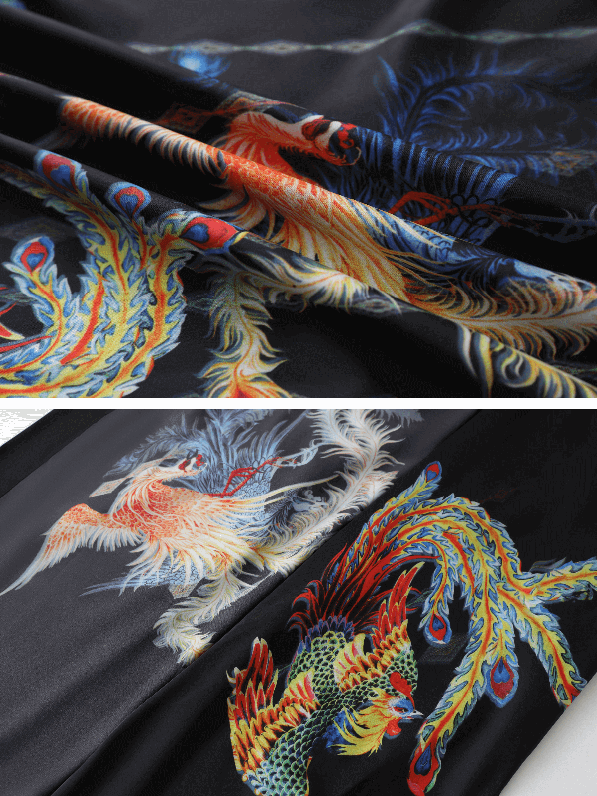 Ulivary Dragon Phoenix Kimono Robe
