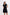Reistor Drawstring Short T-shirt Dress in Black