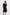 Reistor Drawstring Short T-shirt Dress in Black