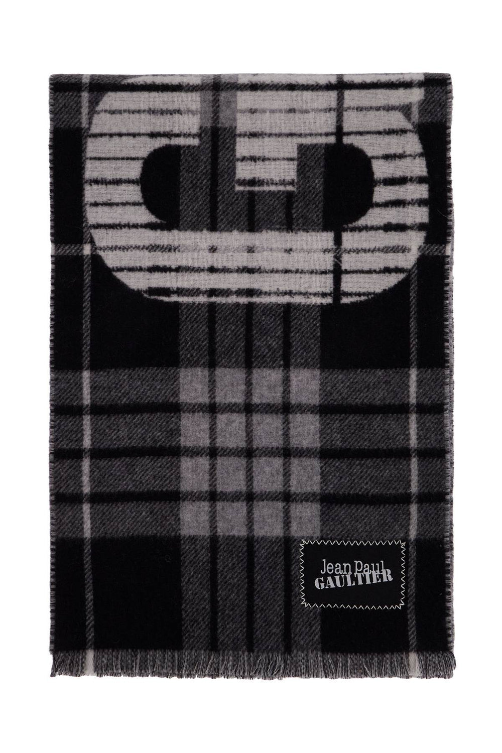 JEAN PAUL GAULTIER Wool Tartan Scarf