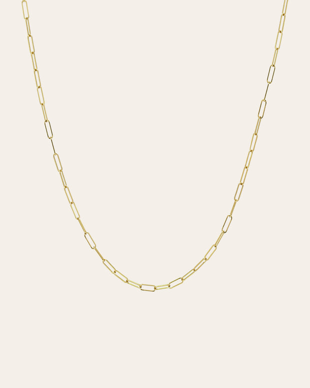 Zoe Lev 14k Gold Open Link Chain Necklace