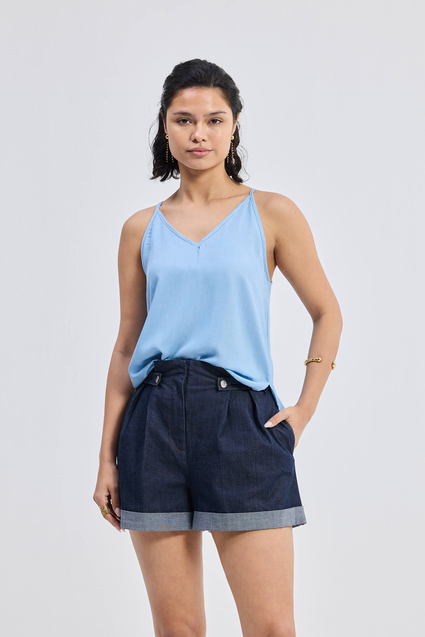 Reistor Endless Sunday Top in Denim