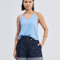 Reistor Endless Sunday Top in Denim