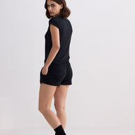 Reistor Essential Knit Shorts in Black