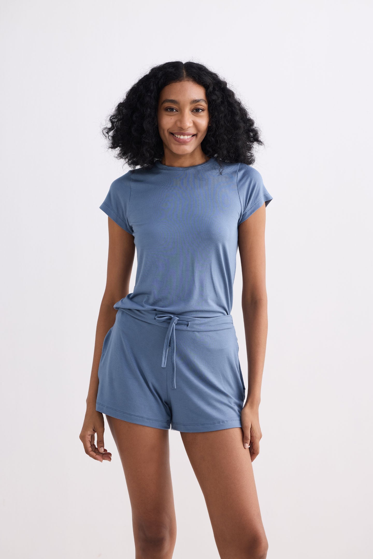Reistor Essential Knit Shorts in Blue