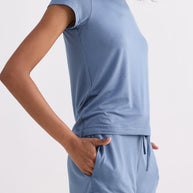 Reistor Essential Knit Shorts in Blue