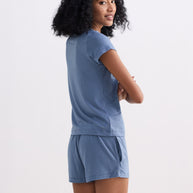 Reistor Essential Knit Shorts in Blue