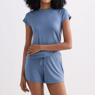 Reistor Essential Knit Shorts in Blue