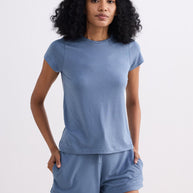 Reistor Essential Knit Shorts in Blue