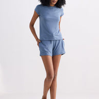 Reistor Essential Knit Shorts in Blue