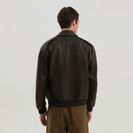 1989 STUDIO Brown Leather Jacket