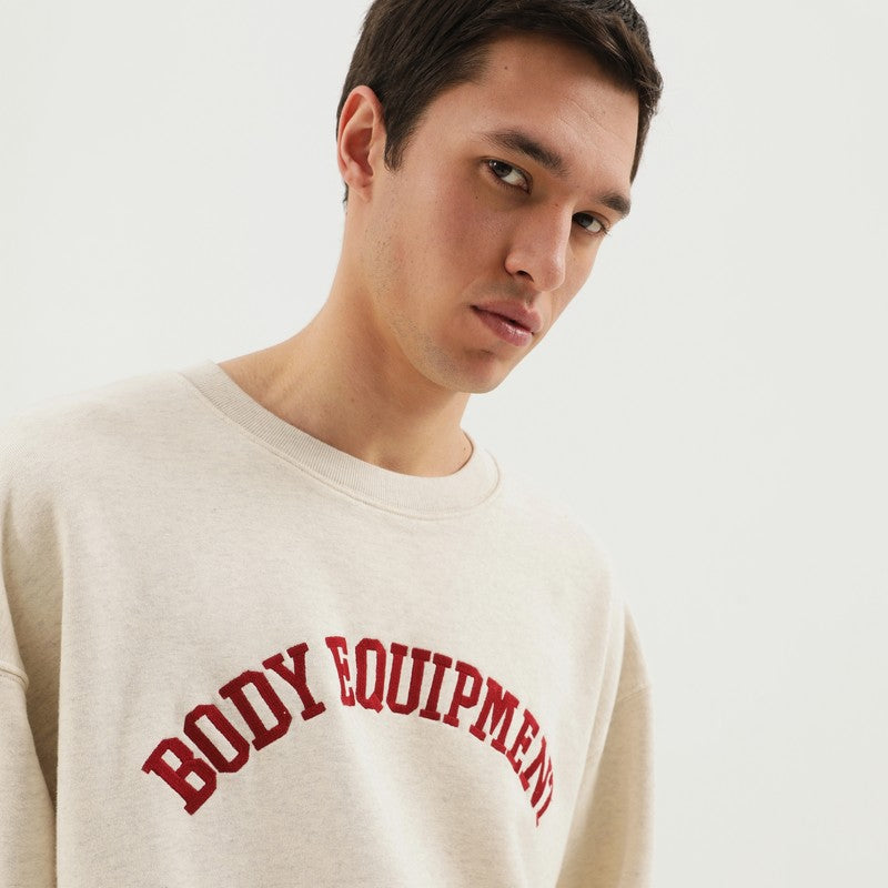 1989 STUDIO White Body Equipment Crew Neck Sweatshirt