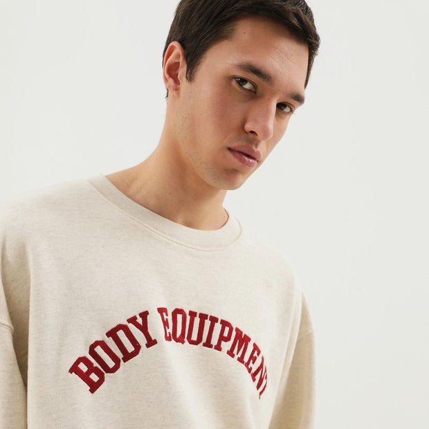 1989 STUDIO White Body Equipment Crew Neck Sweatshirt