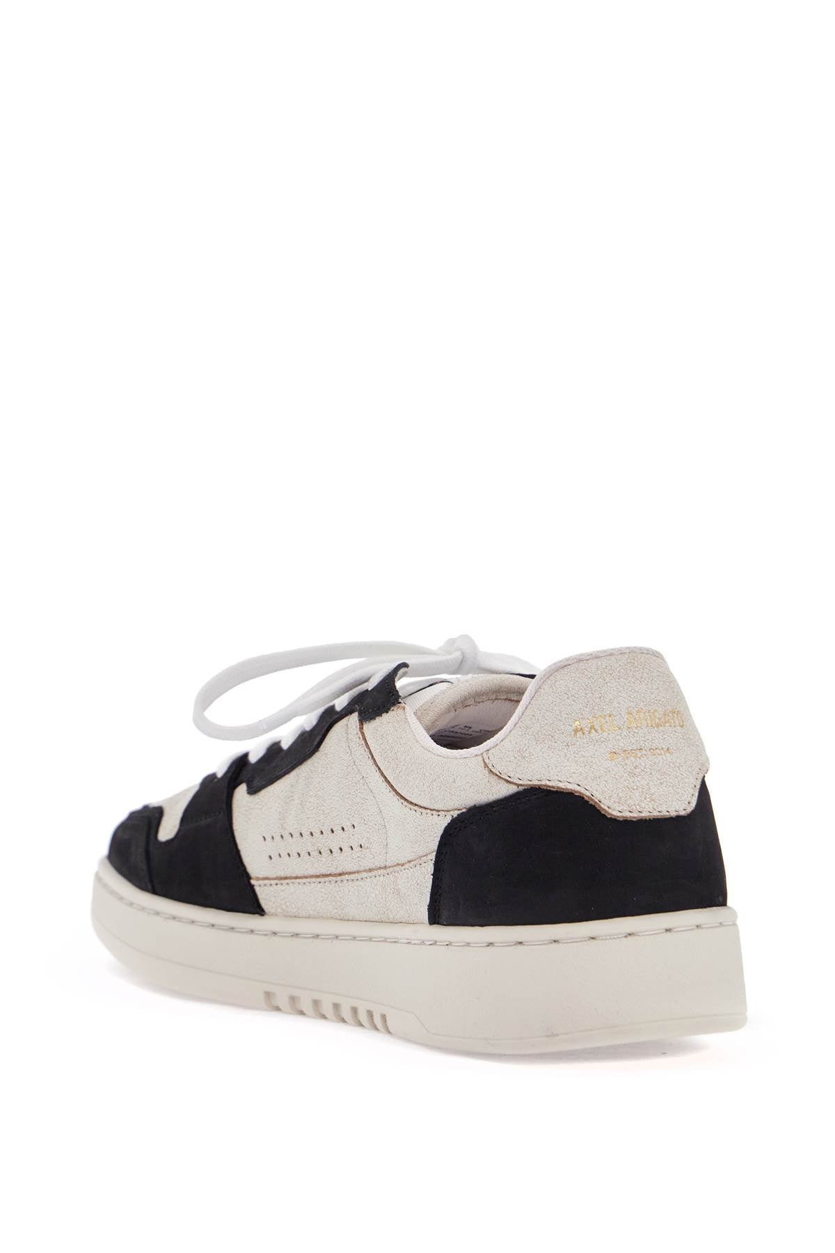 Axel Arigato Dice Lo Beige And Black Leather And Suede Sneakers