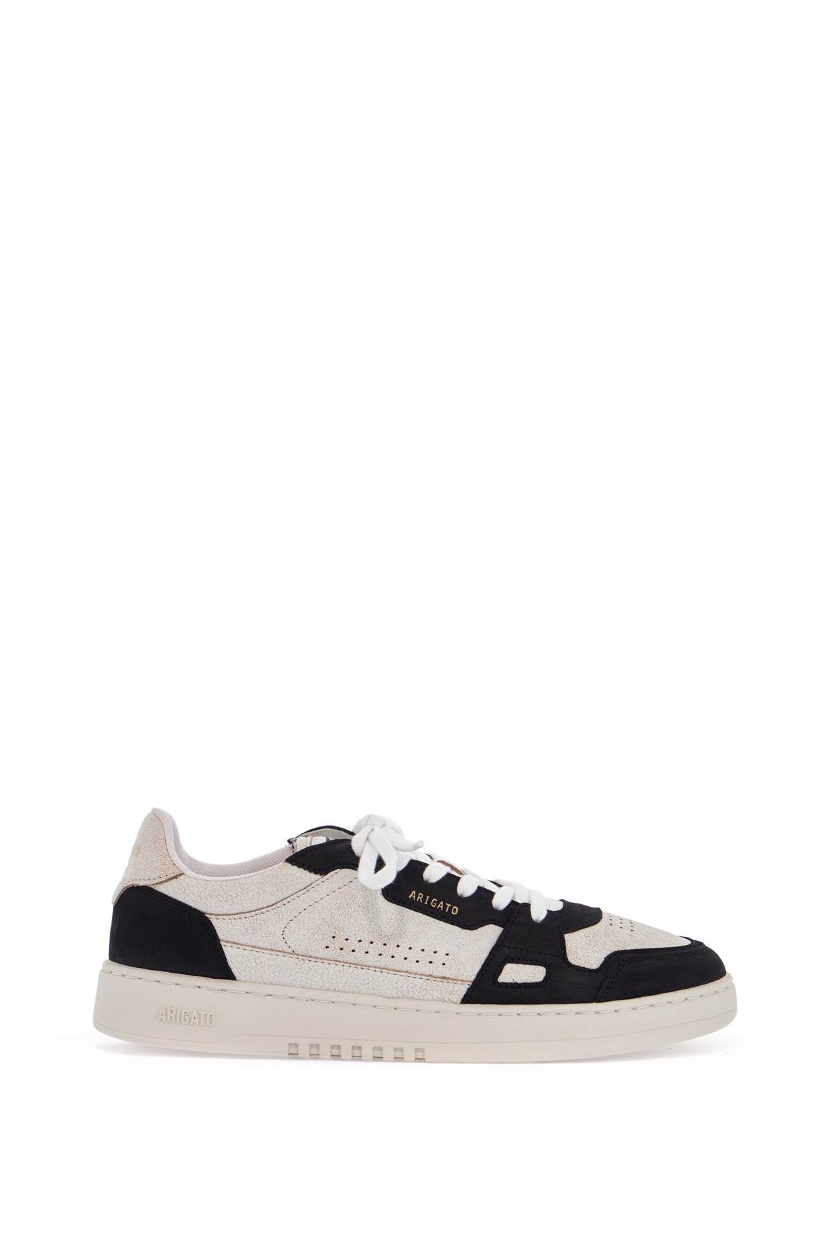 Axel Arigato Dice Lo Beige And Black Leather And Suede Sneakers