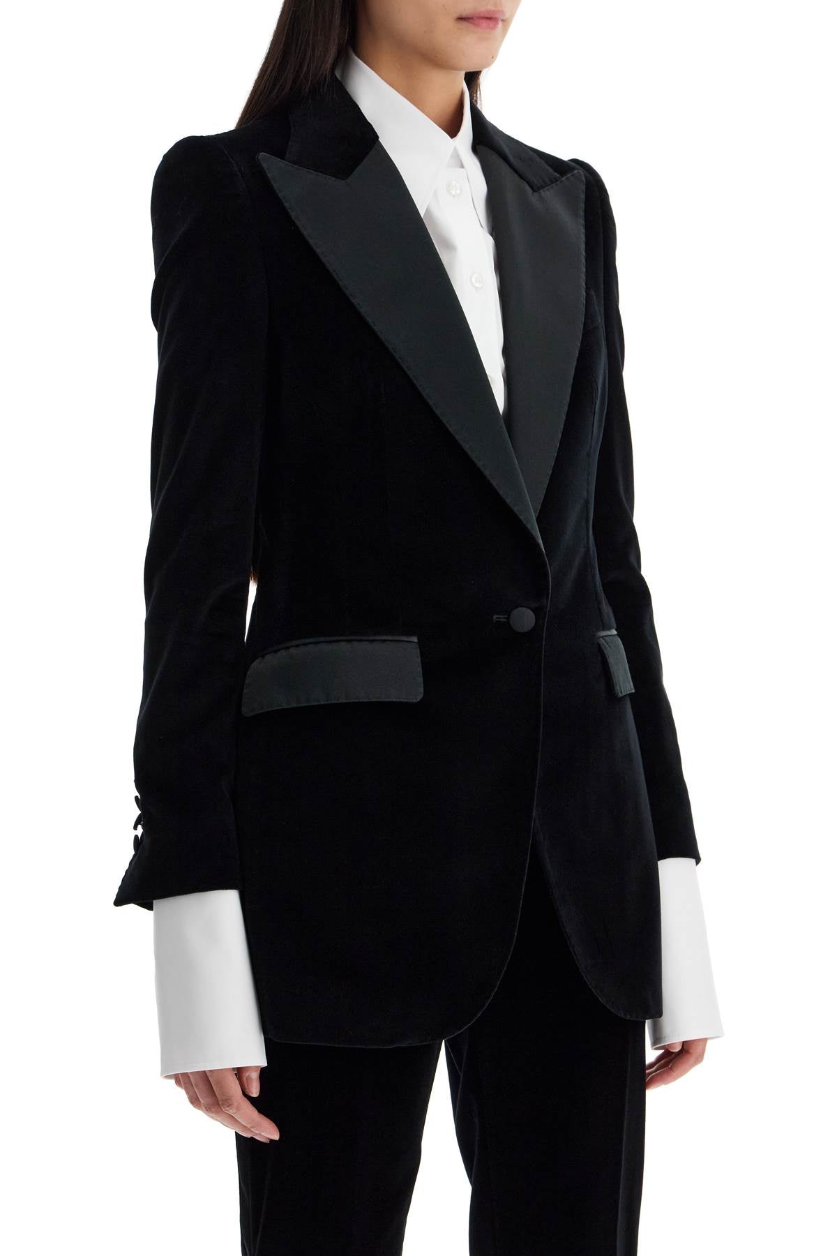 Dolce & Gabbana Turlington Velvet Tuxedo Jacket