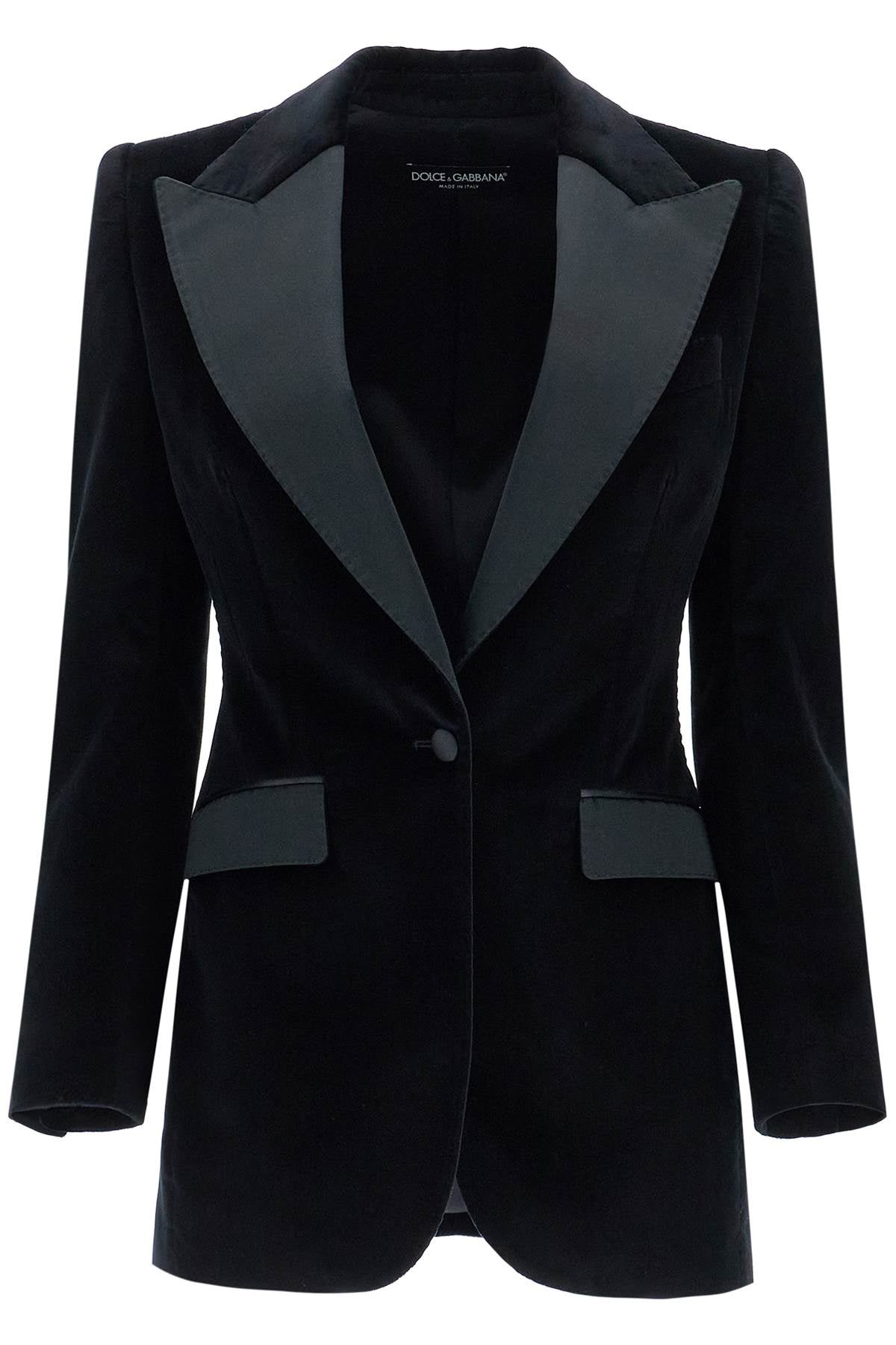 Dolce & Gabbana Turlington Velvet Tuxedo Jacket