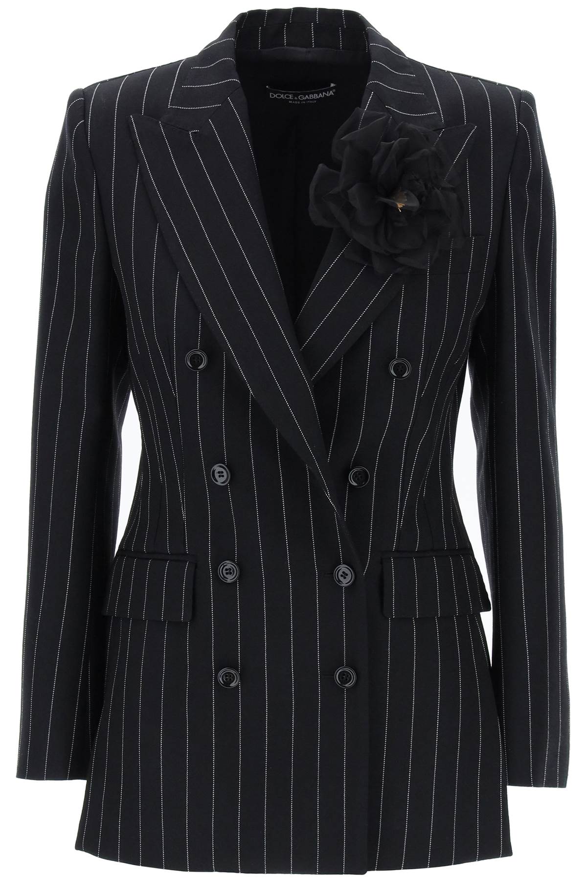 Dolce & Gabbana Turlington Double-Breasted Pinstripe Jacket