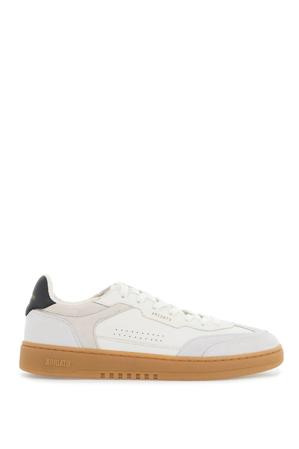 Axel Arigato White Leather And Suede Sneakers Dice T-toe With Recycled Materials