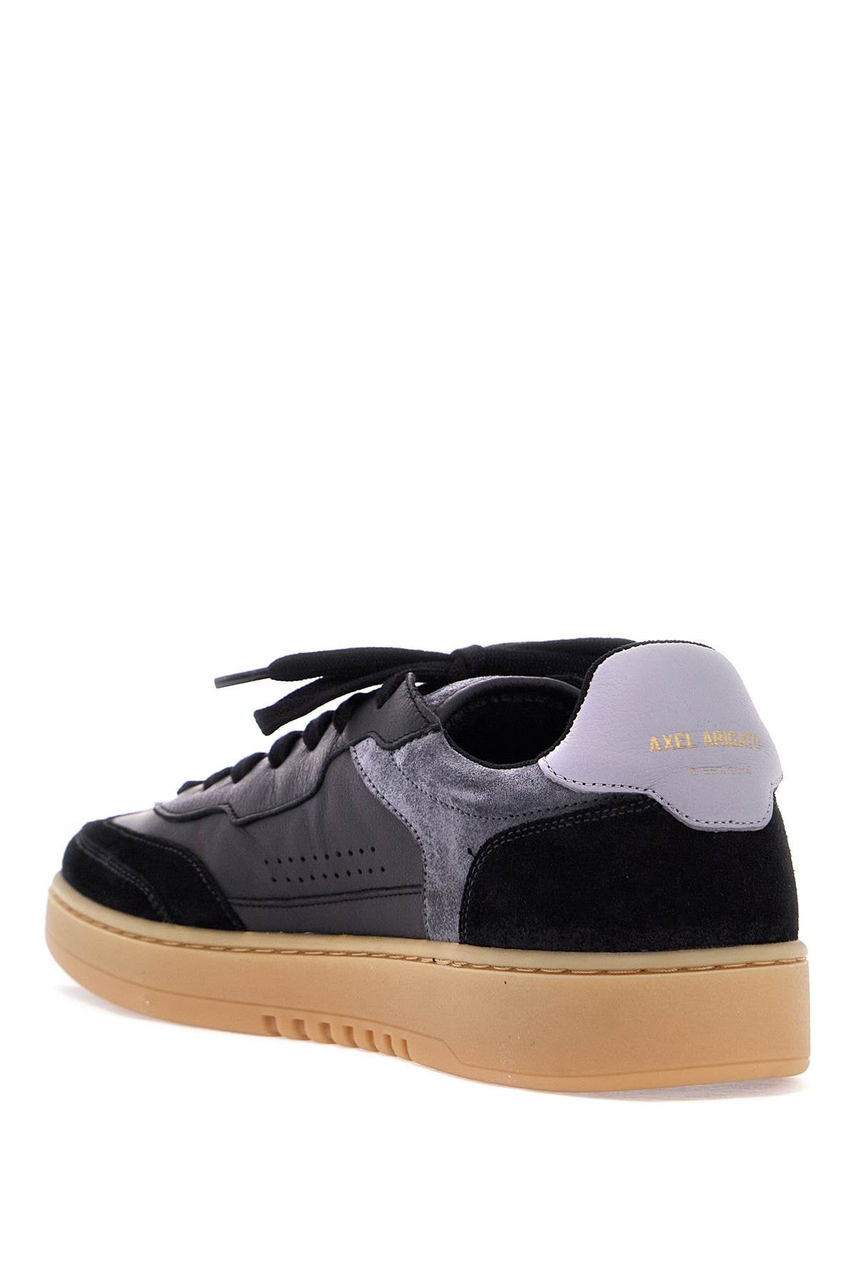 Axel Arigato Dice T-Toe Black Low Sneakers In Eco-friendly Leather And Suede