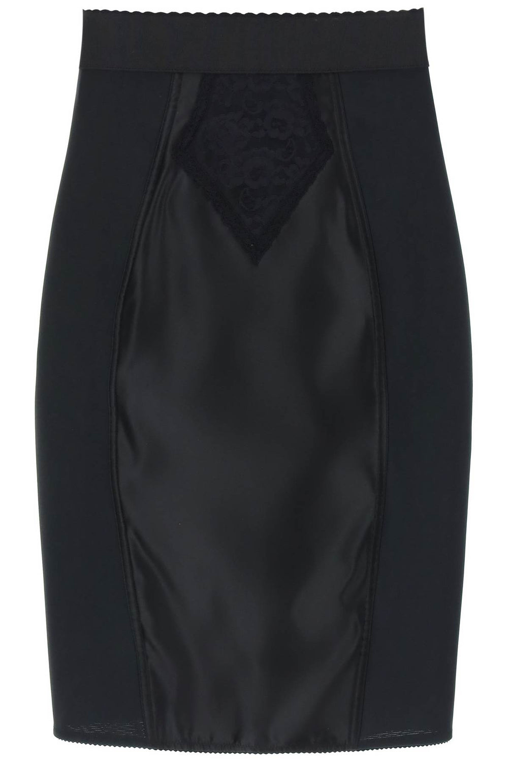 Dolce & Gabbana "Mini Satin And Powernet Skirt"