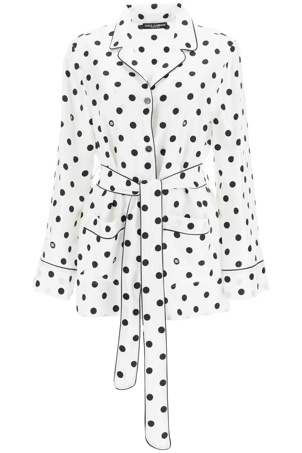 Dolce & Gabbana Polka Dot Pajama Shirt