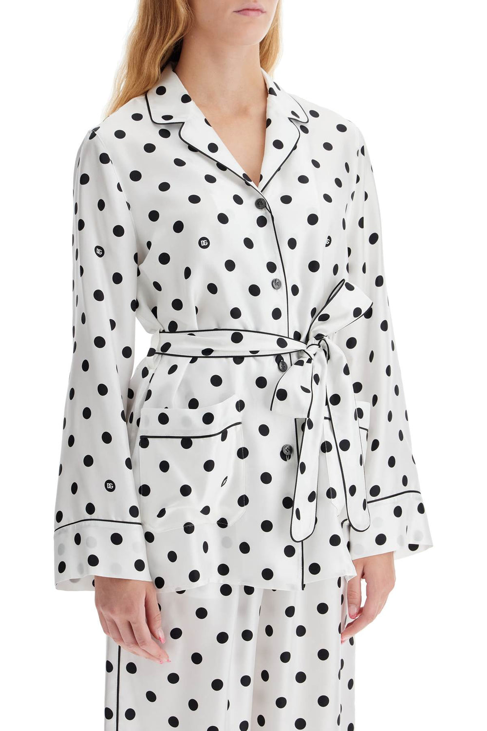 Dolce & Gabbana Polka Dot Pajama Shirt