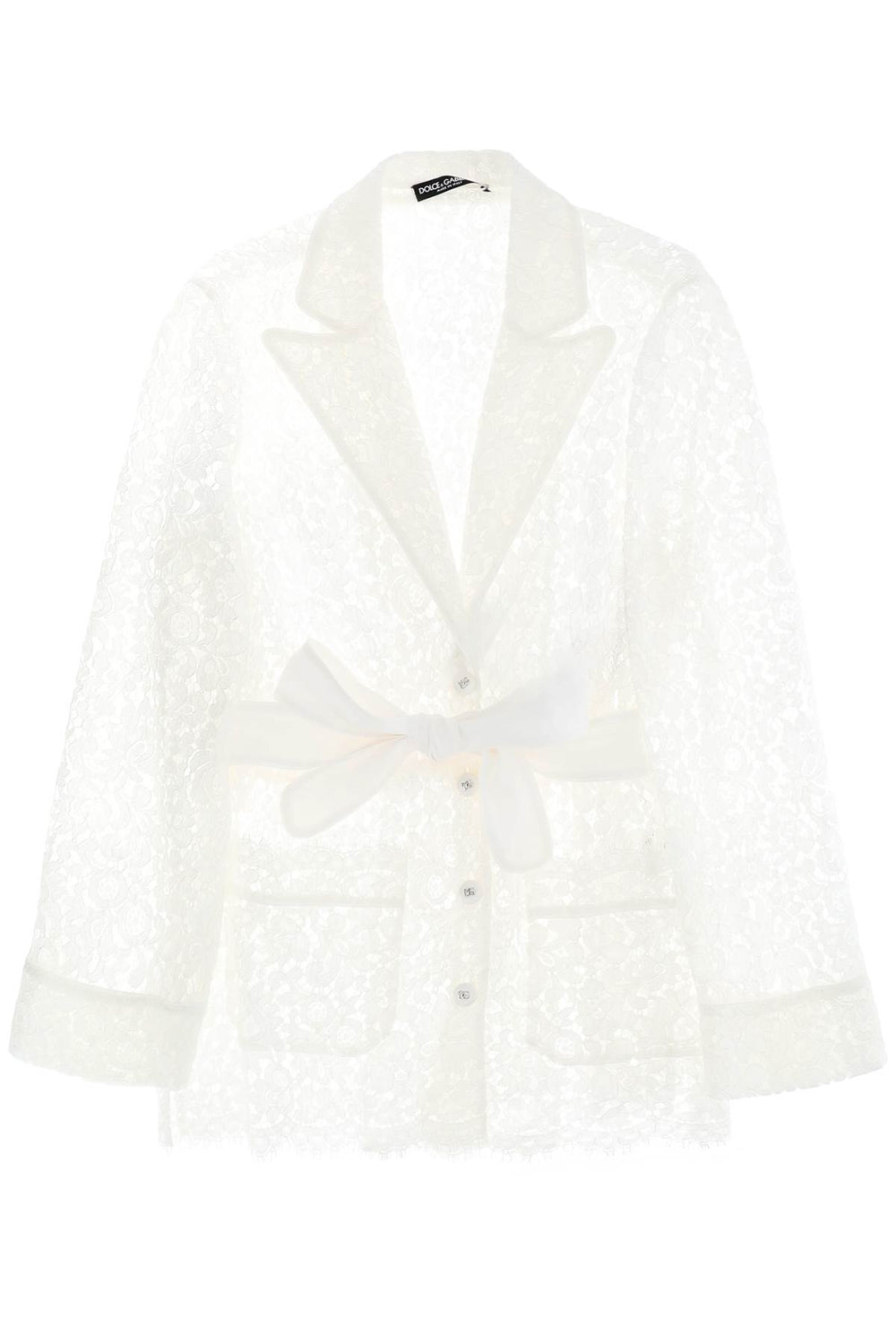 Dolce & Gabbana Cordonnetto Lace Detail Shirt