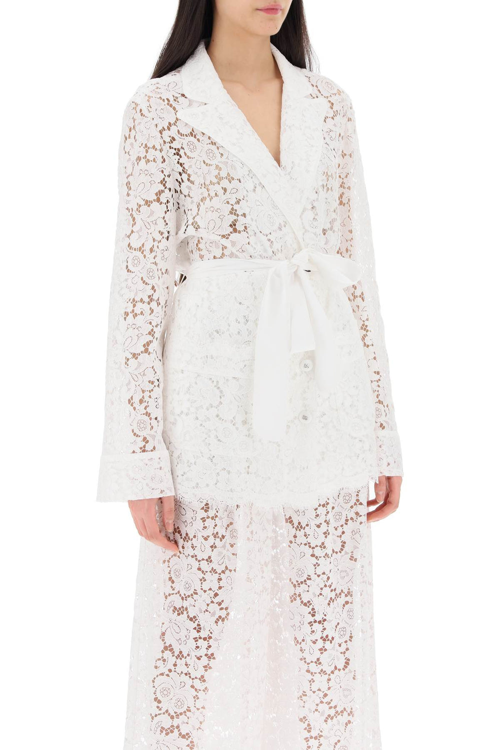 Dolce & Gabbana Cordonnetto Lace Detail Shirt