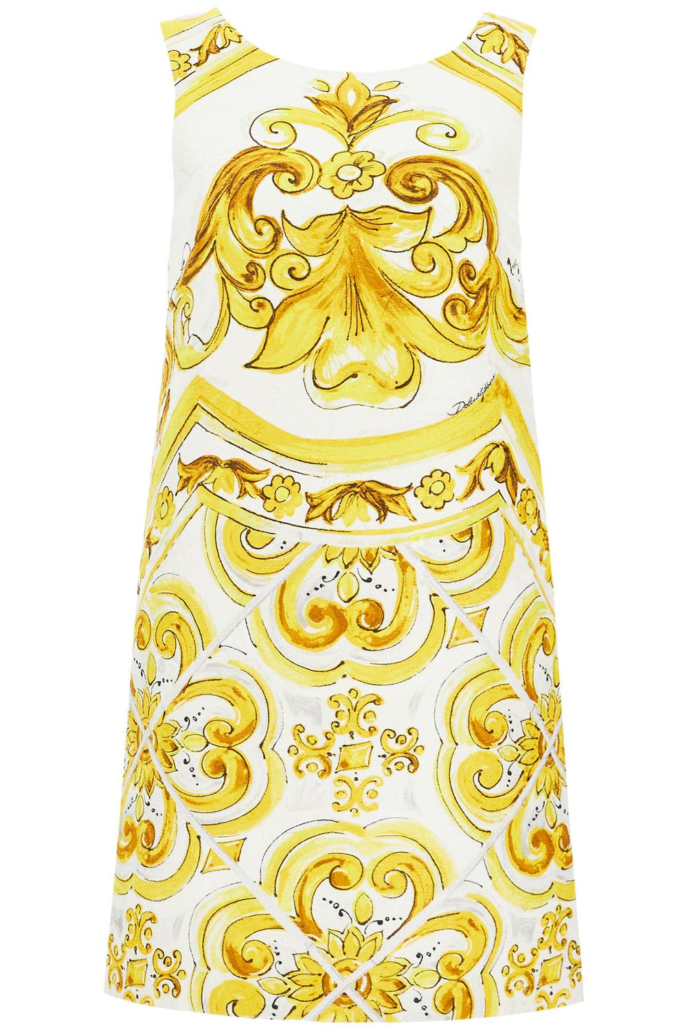 Dolce & Gabbana Majolica Print Mini Dress