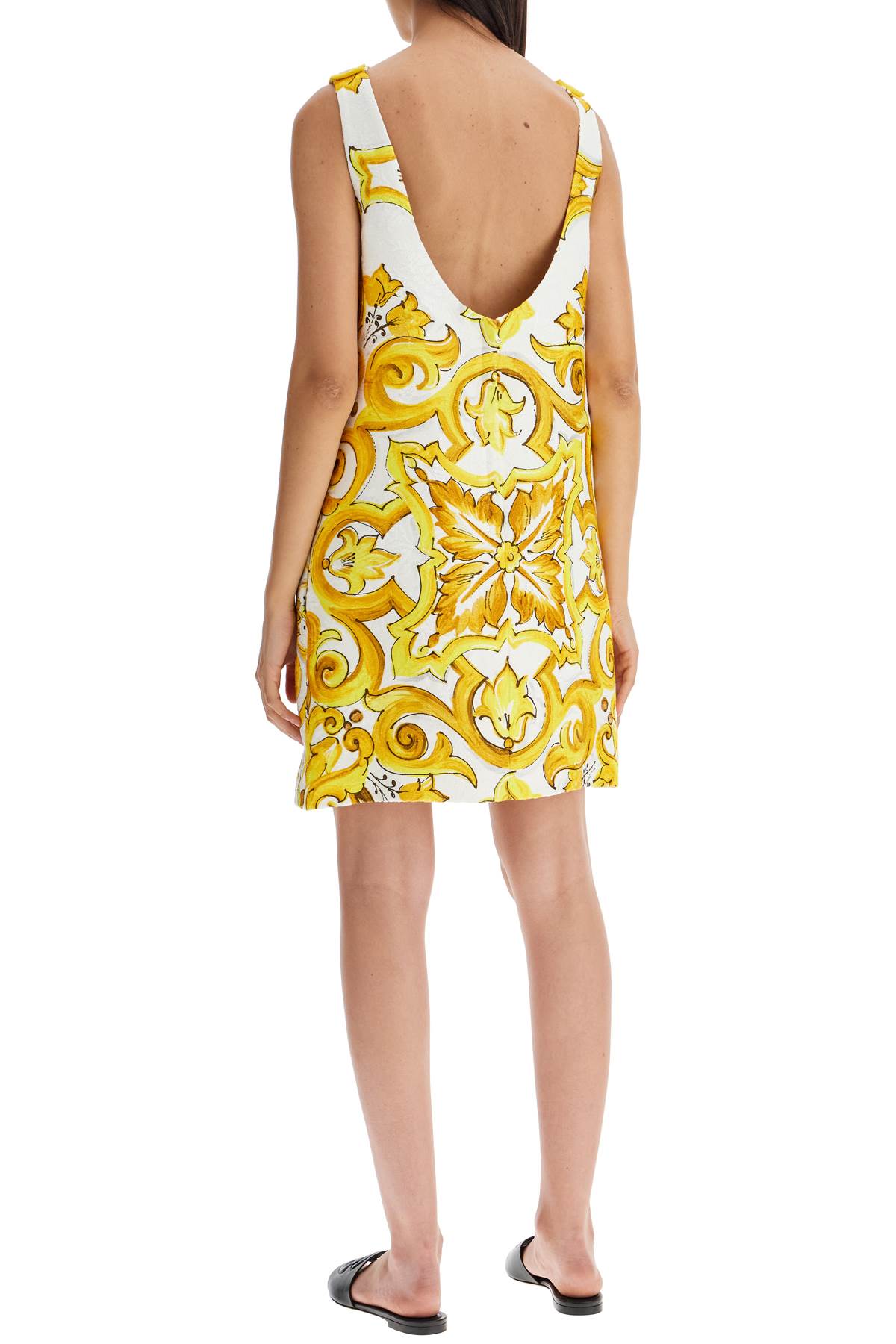 Dolce & Gabbana Majolica Print Mini Dress