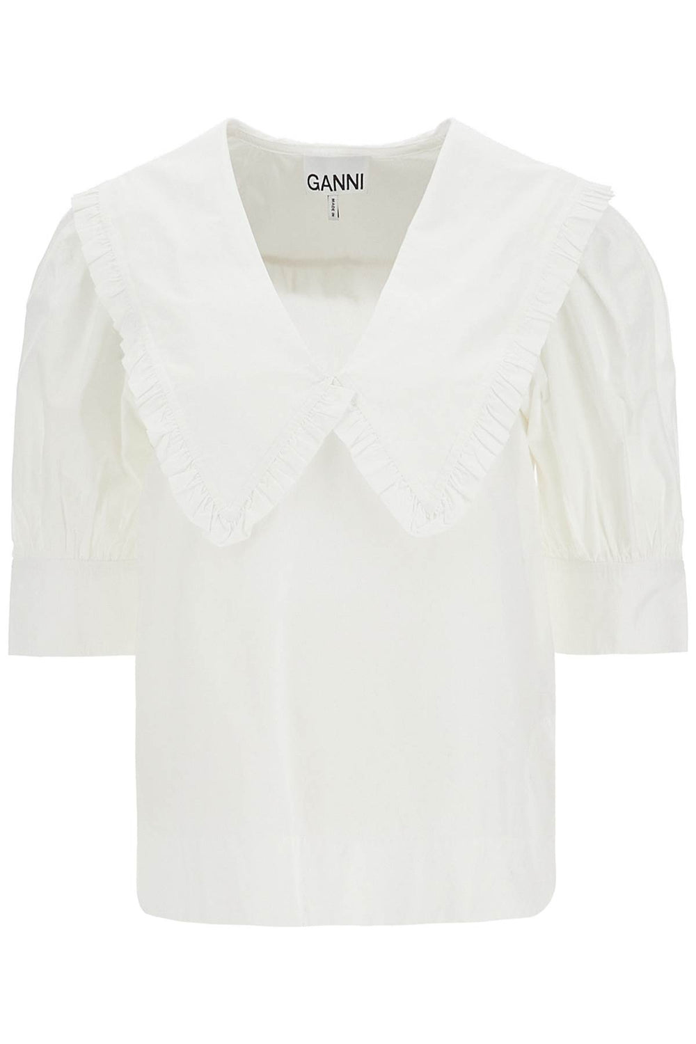 Ganni Cotton Poplin Blouse