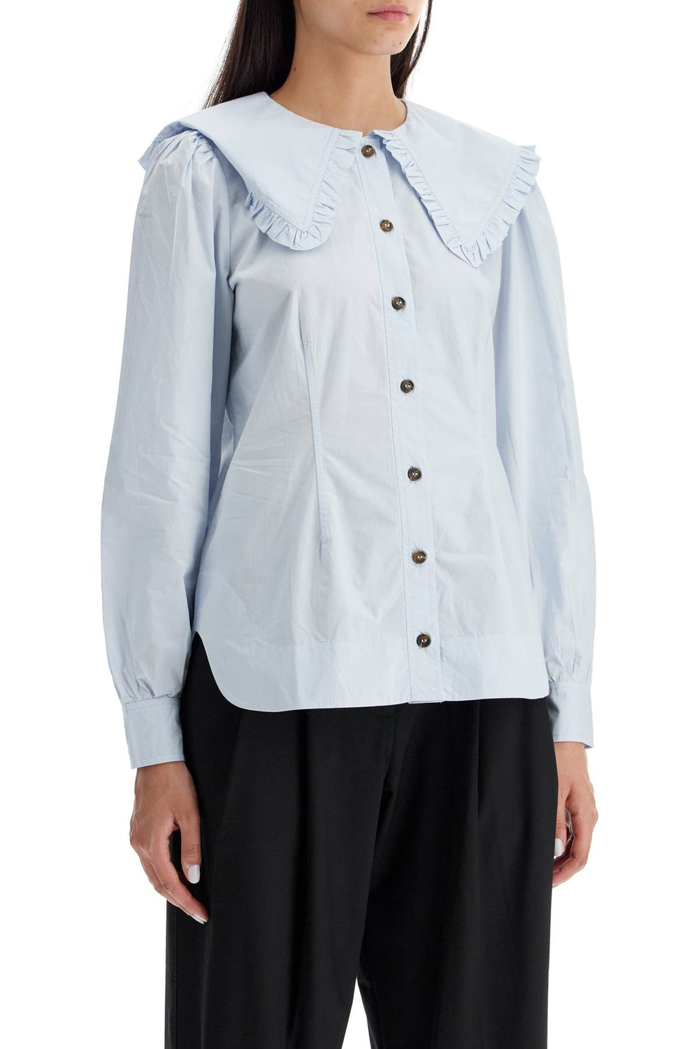 Ganni Cotton Poplin Shirt