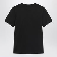 Dolce & Gabbana Black Cotton Logo T-shirt