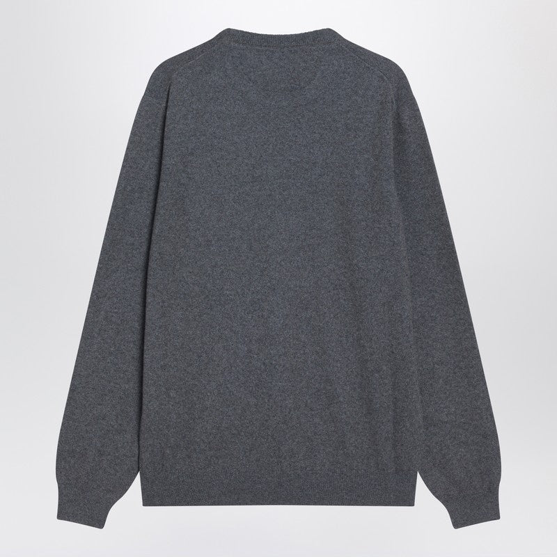 Loro Piana Grey Mélange Cashmere Sweater