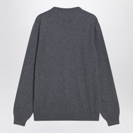 Loro Piana Grey Mélange Cashmere Sweater