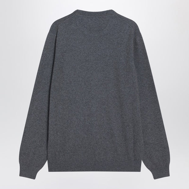 Loro Piana Grey Mélange Cashmere Sweater