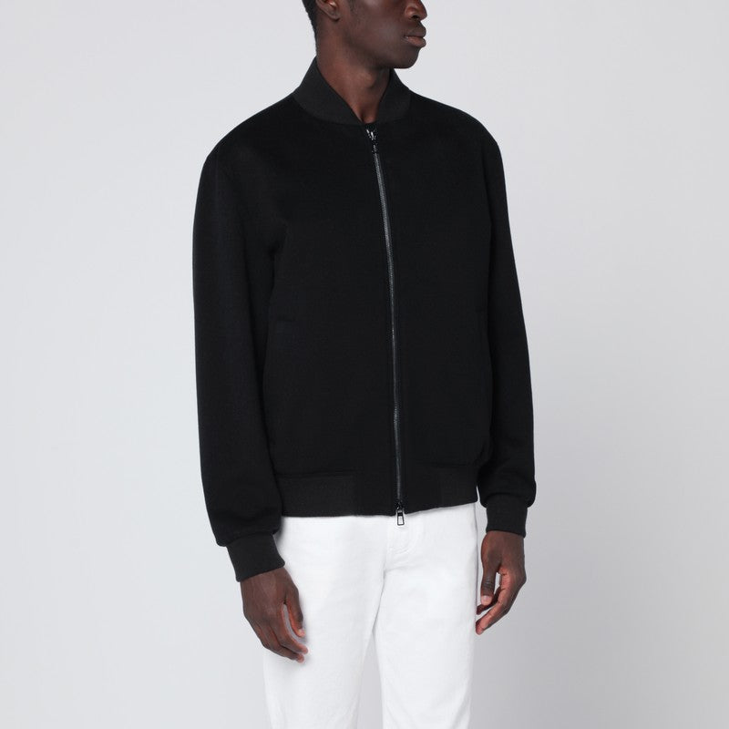 Loro Piana Navy Blue Zip Jacket