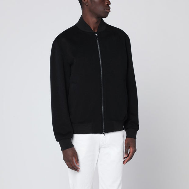 Loro Piana Navy Blue Zip Jacket