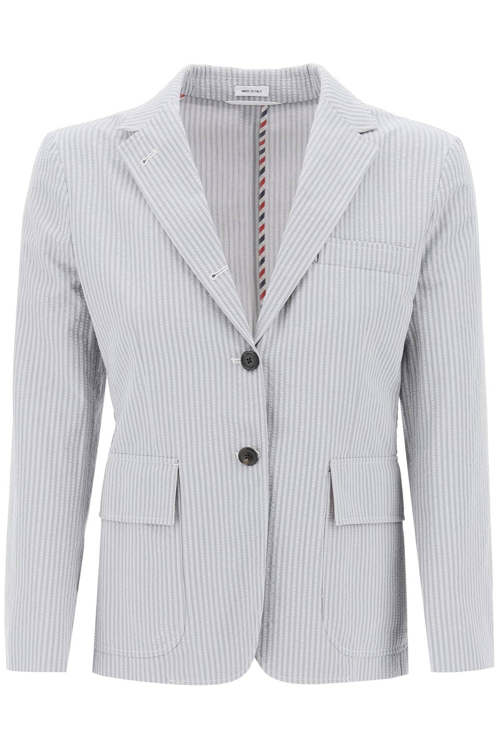 Thom Browne Seersucker Single-Breasted Jacket