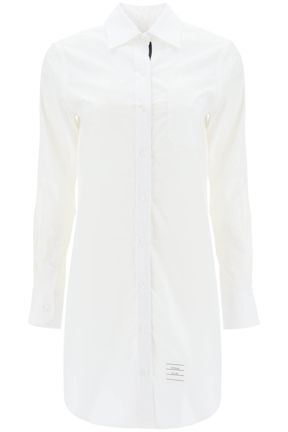 Thom Browne Button-Down Mini Shirt Dress