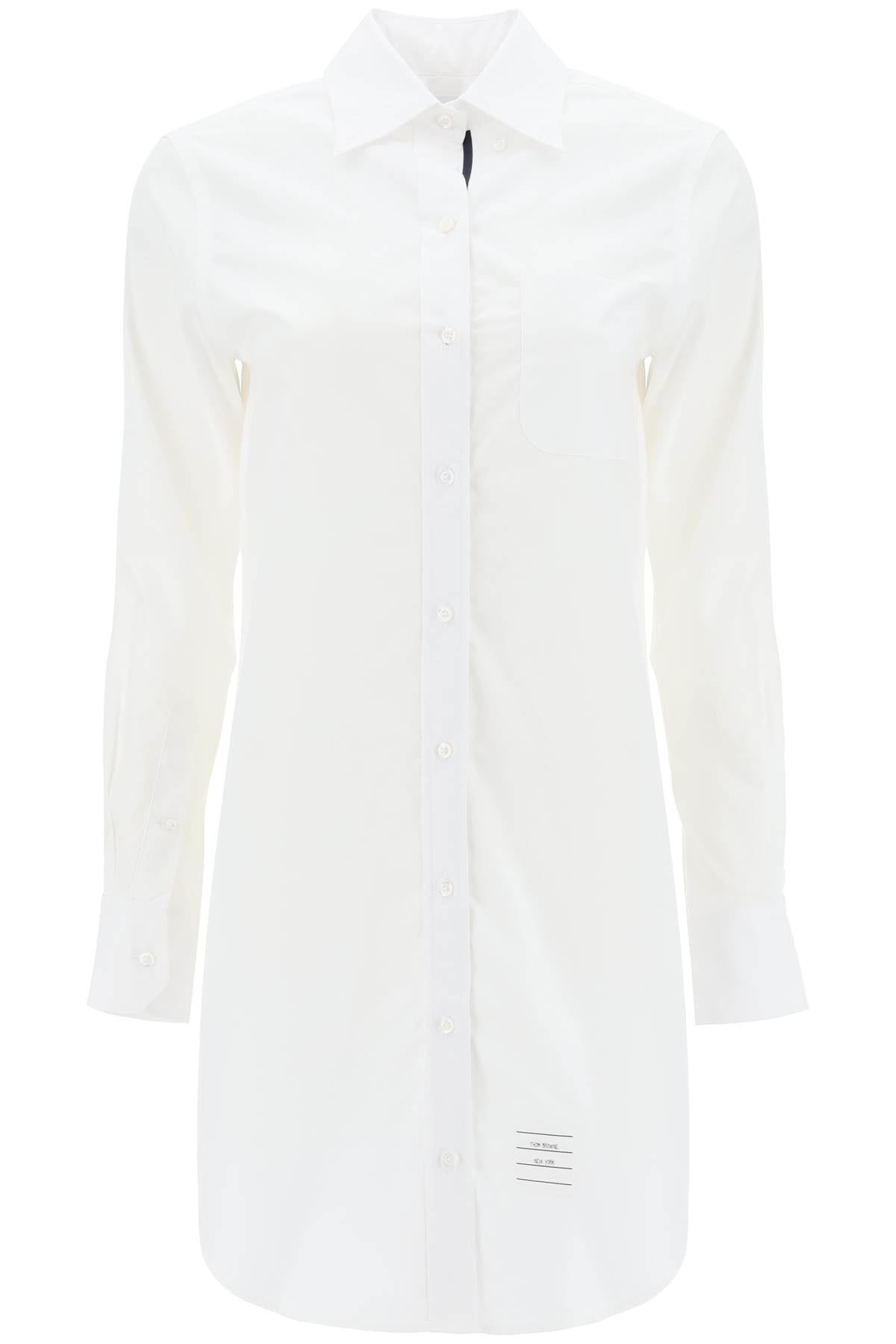 Thom Browne Button-Down Mini Shirt Dress