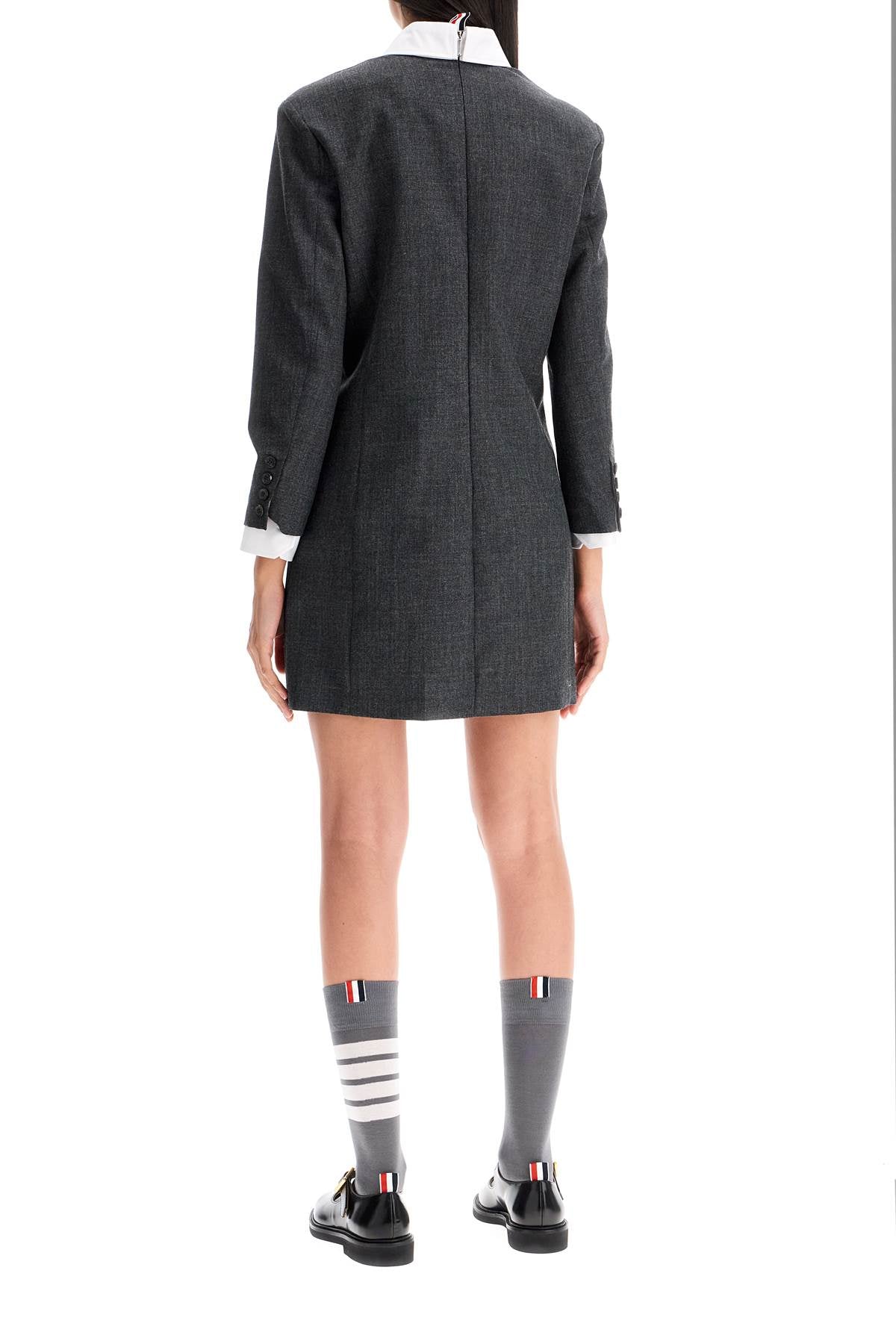 Thom Browne Wool Sheath Mini Dress