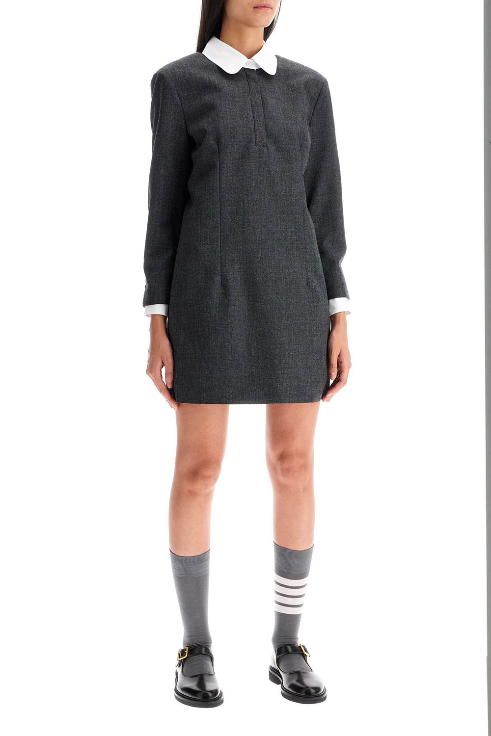 Thom Browne Wool Sheath Mini Dress