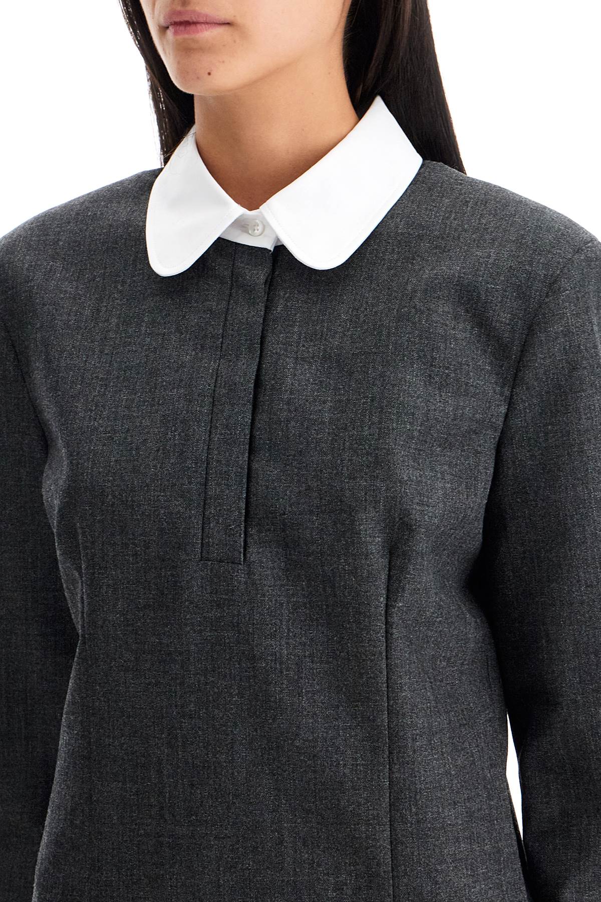 Thom Browne Wool Sheath Mini Dress