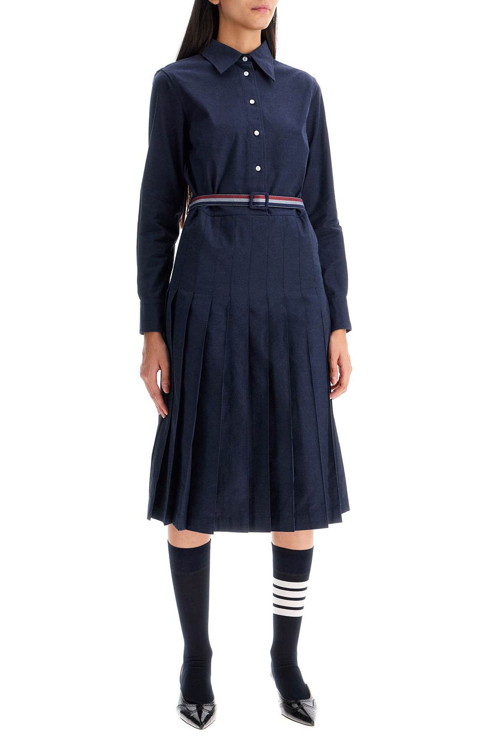 Thom Browne Midi Shirt Dress